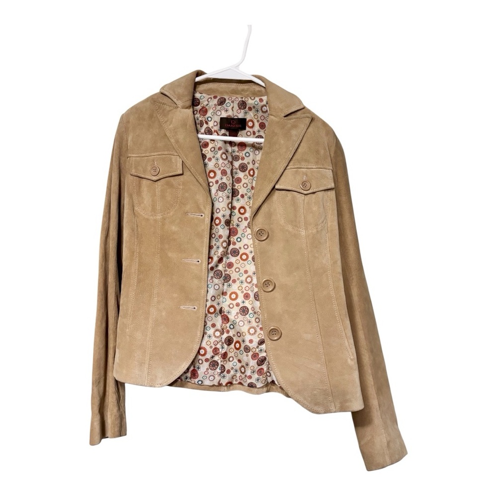 Vintage Danier Genuine Suede Leather Jacket